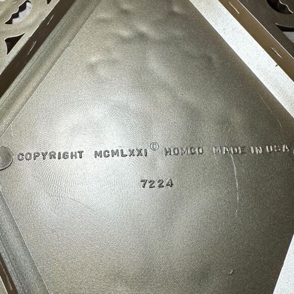 Vintage Homco Hollywood Regency style Gold and tan Diamond Wall Plaques 1971 (3) - Picture 6 of 6